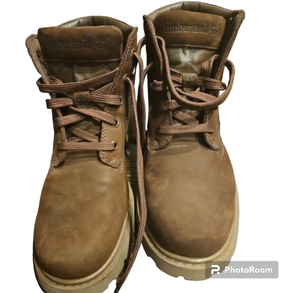 Timberland 6" Hiking Lace Up Boots Brown 8m EUC - Picture 12 of 12